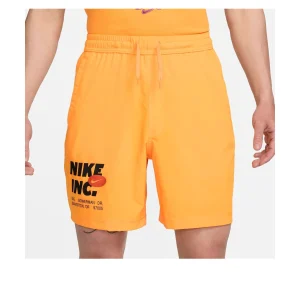 Nike Form Dri-FIT 7" Unlined Fitness Shorts 'Yellow Black' FN3993-717
