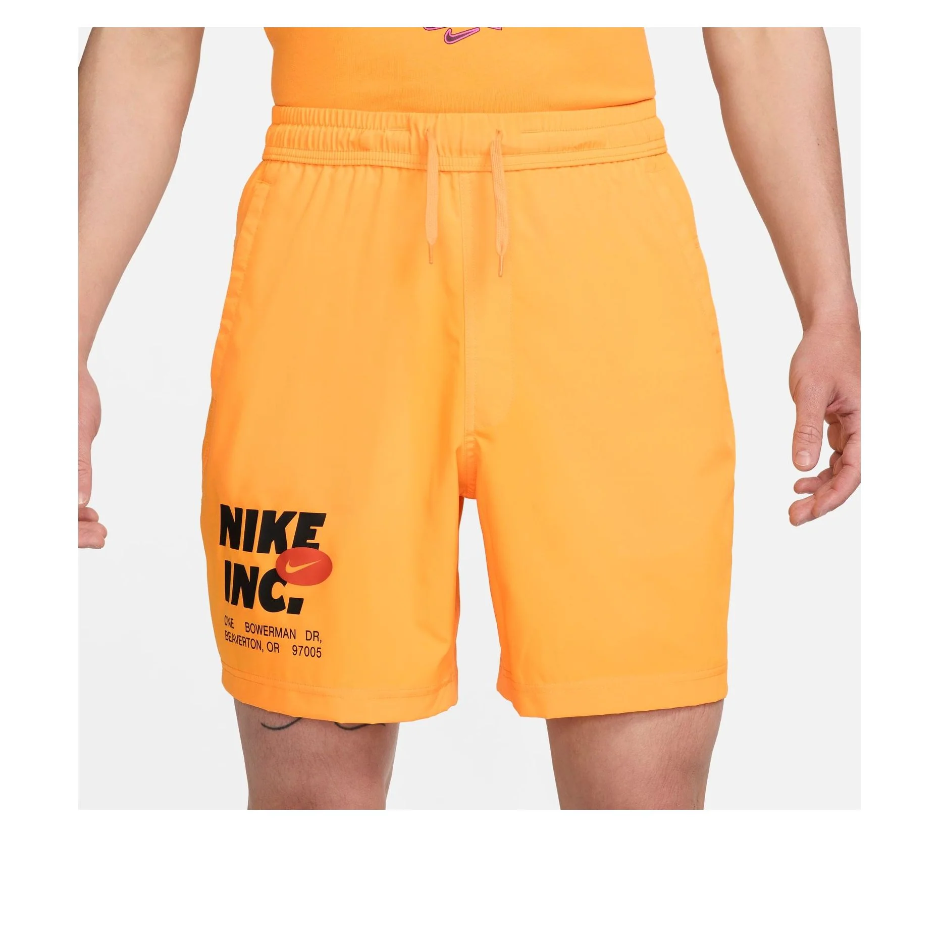 Nike Form Dri-FIT 7" Unlined Fitness Shorts 'Yellow Black' FN3993-717