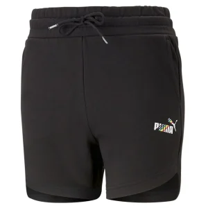 (WMNS) PUMA Power Love Is Love Tape 5 Inch Short Leggings 'Black' 673674-01