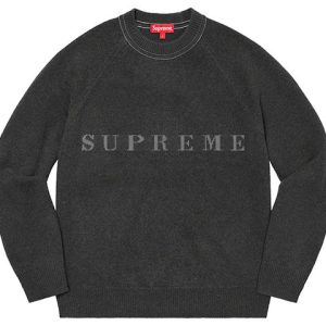 Supreme Stone Washed Sweater 'Black' SUP-FW20-179