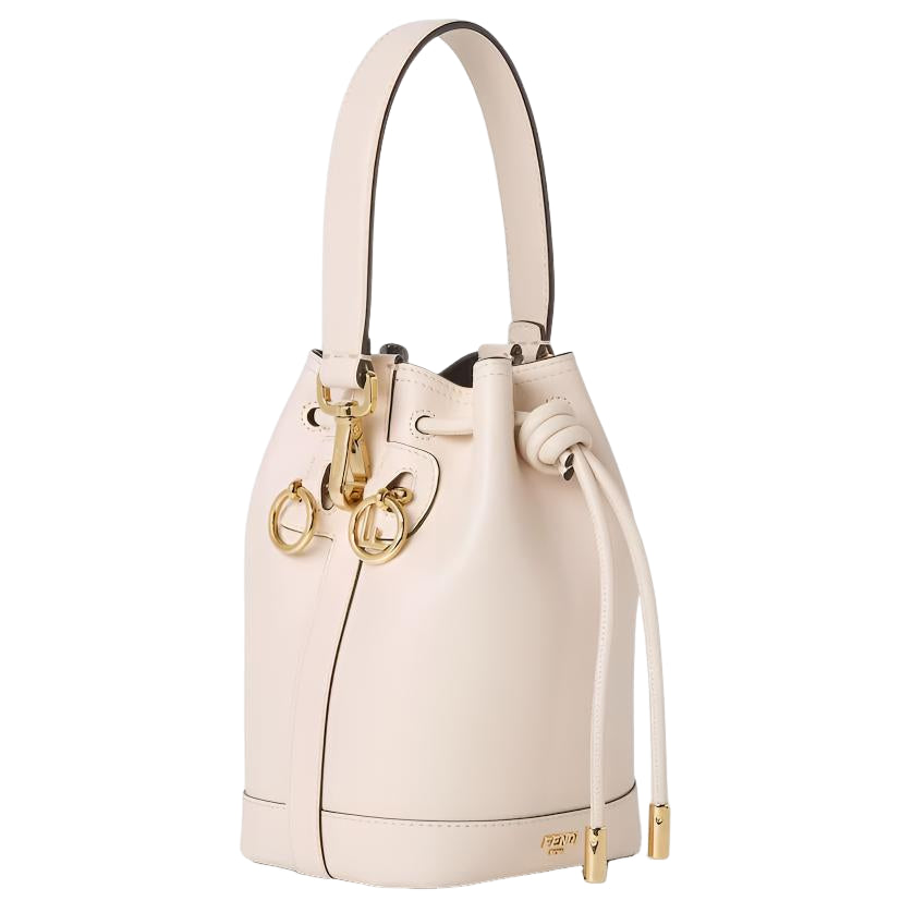 (WMNS) Fendi FW25 Mon Tresor Camelia Mini-Bag 'White' 8BS109AYJ1F0VWM - Image 2
