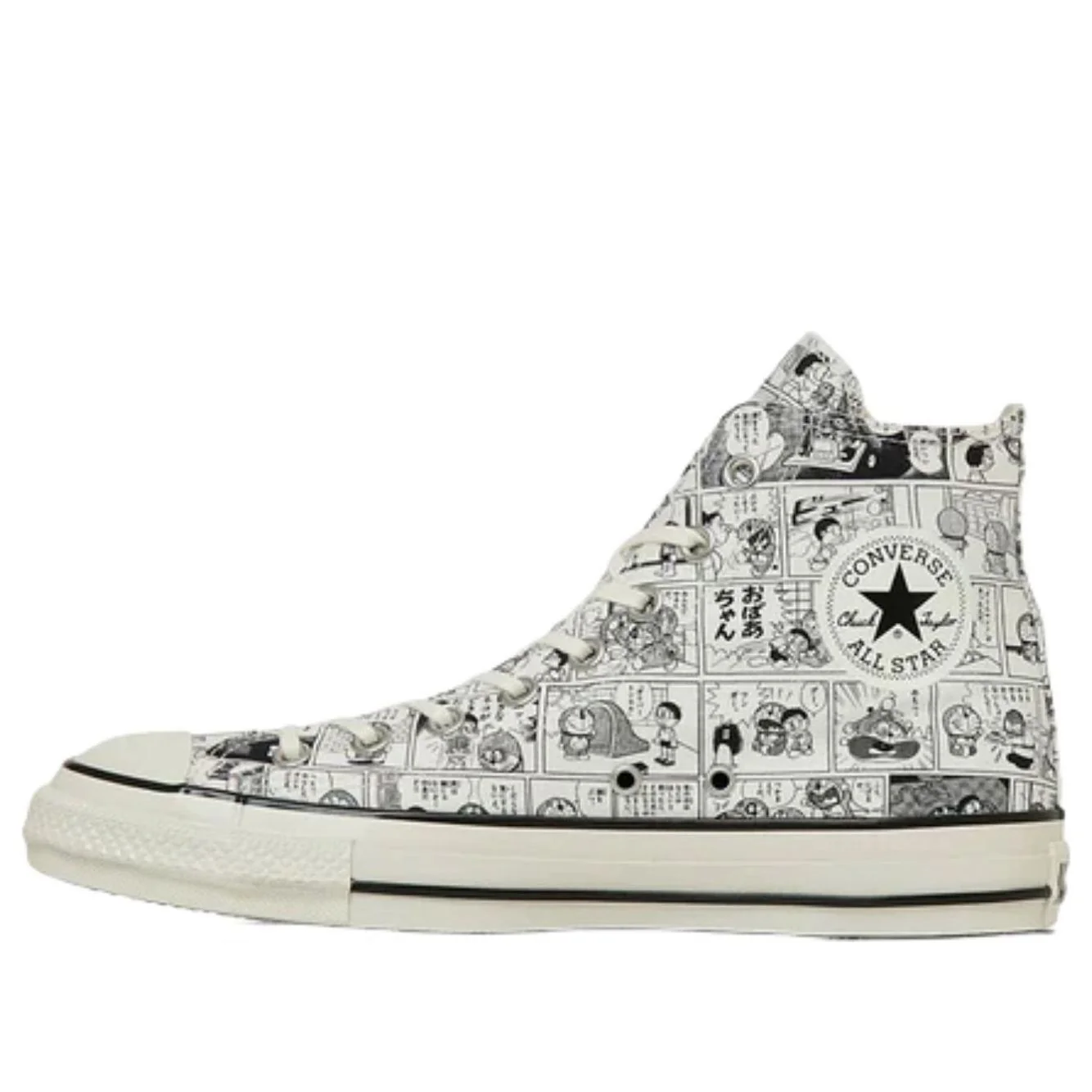 Converse x Doraemon Chuck Taylor All Star Aged CP Hi 'Black White' 31314980