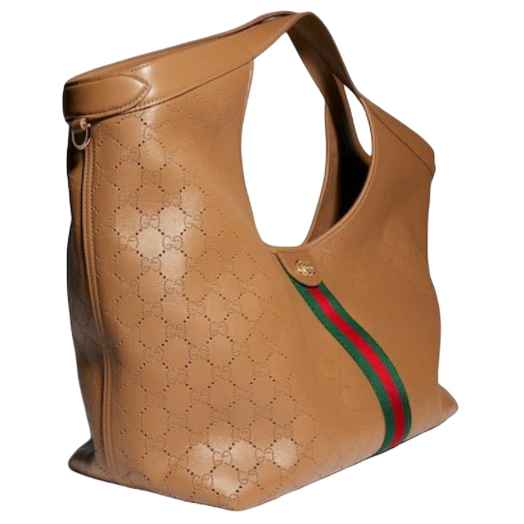 (WMNS) Gucci Giglio Large Tote Bag 'Dark Beige' 853971-AAG3K-9756 - Image 2