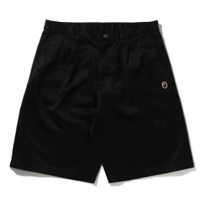 A Bathing Ape One Point Wide Fit Chino Shorts 'Black' 1I30-153-021-BLK