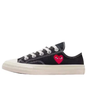 (PS) Converse x Comme des Garcons PLAY Chuck 70 Ox 'Single Heart Black' A08806C