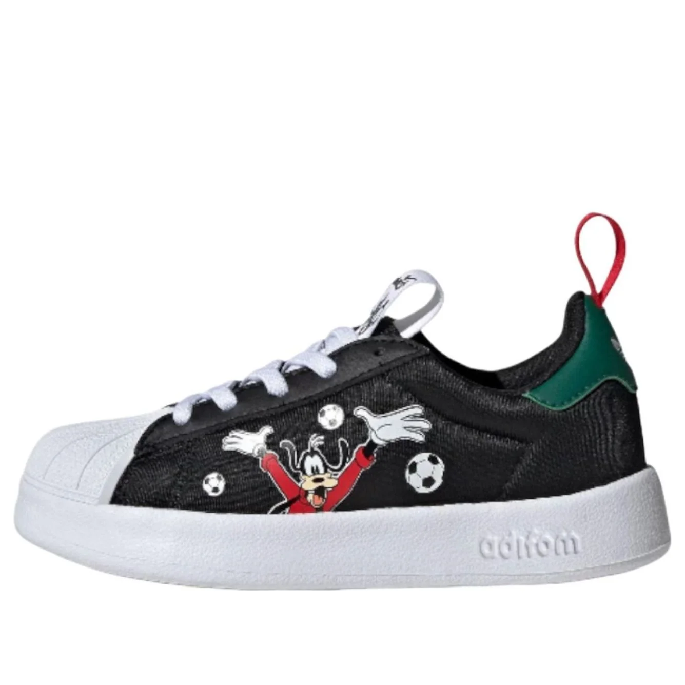 (PS) adidas x Disney x Goofy Soccer Adifoam Superstar 'Black White' IH1750