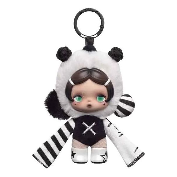 Pop Mart Skullpanda θ Skullpanda Off Mode Series Plush Doll Pendant 'Self Mode' Limited Edition PPMT-2607-0051-1224990492