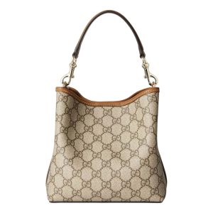 (WMNS) Gucci GG Emblem Mini Bucket Bag 'Monogram Canvas' 815118-FAD6L-9758