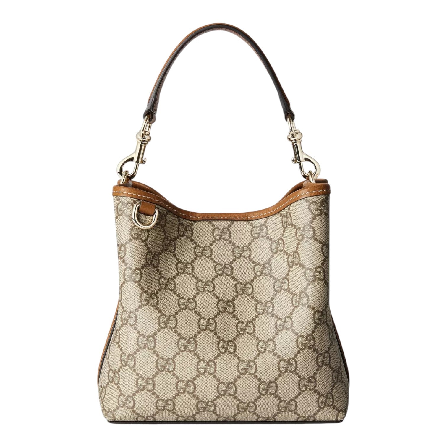 (WMNS) Gucci GG Emblem Mini Bucket Bag 'Monogram Canvas' 815118-FAD6L-9758 - Image 4