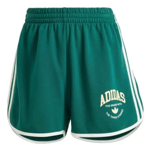 (WMNS) adidas VRCT Graphic Shorts Asia Sizing 'Collegiate Green' IR6045
