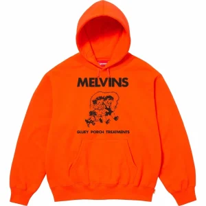Supreme x Melvins Hooded Sweatshirt 'Orange Black' SUP-SS24-218