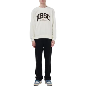 New Balance Casual Sports Sweatshirt Asia Sizing 'White Black' 5CC44333-IV