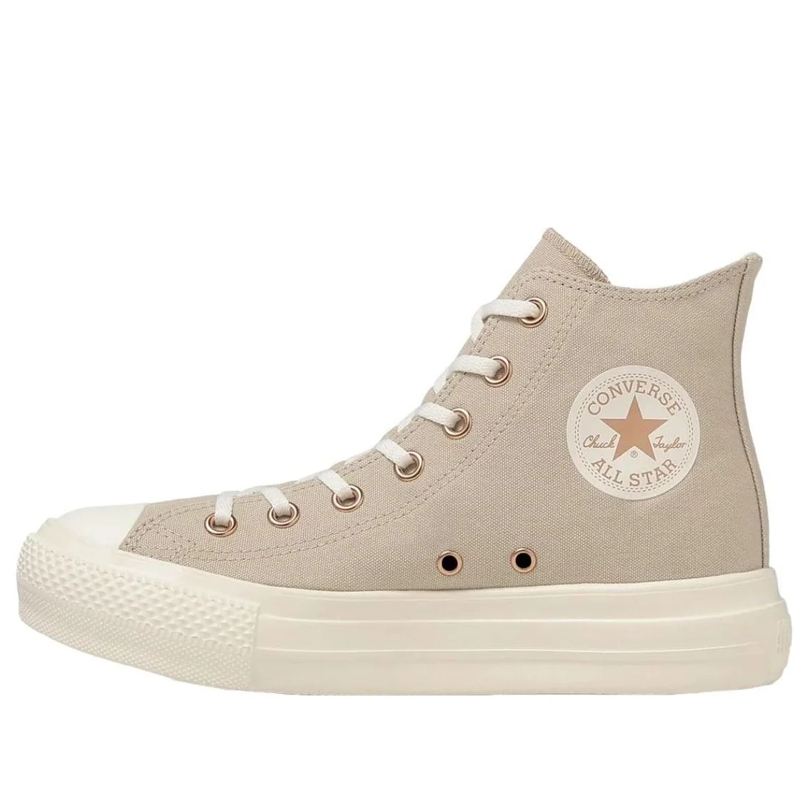 (WMNS) Converse Chuck Taylor All Star Light PLTS PG Z Hi 'Latte' 31317430