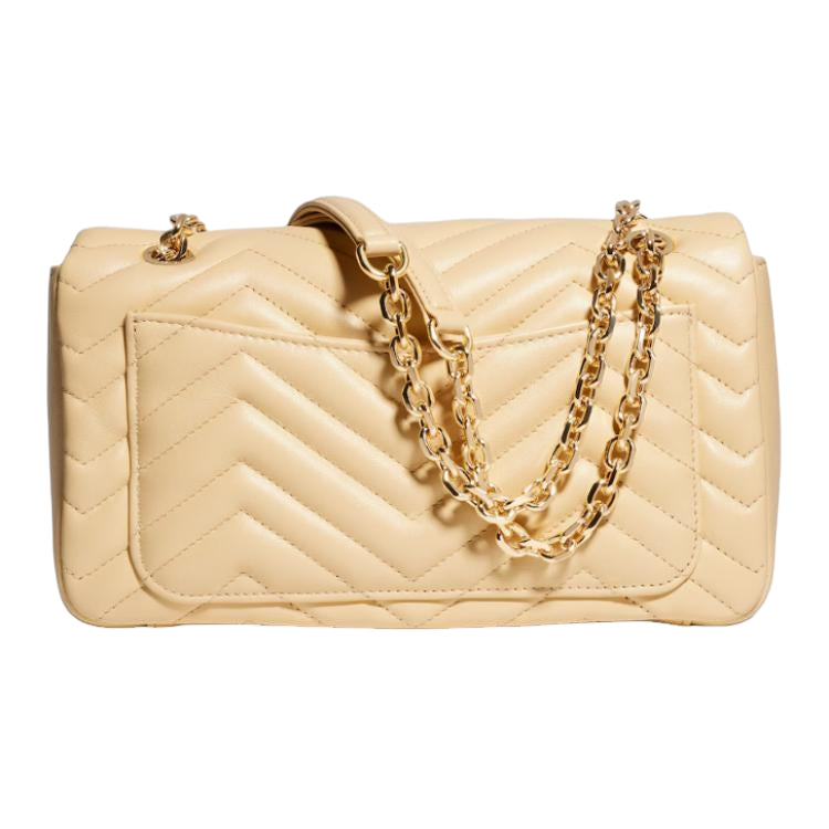 (WMNS) Gucci GG Marmont Medium Shoulder Bag 'Light Yellow' 837267-AAGUE-9305 - Image 4