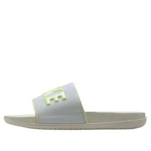 (WMNS) Nike Offcourt Slide 'Light Silver Barely Volt' BQ4632-013