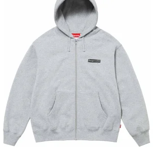 Supreme Spread Zip Up Hooded Sweatshirt 'Grey' SUP-SS24-037