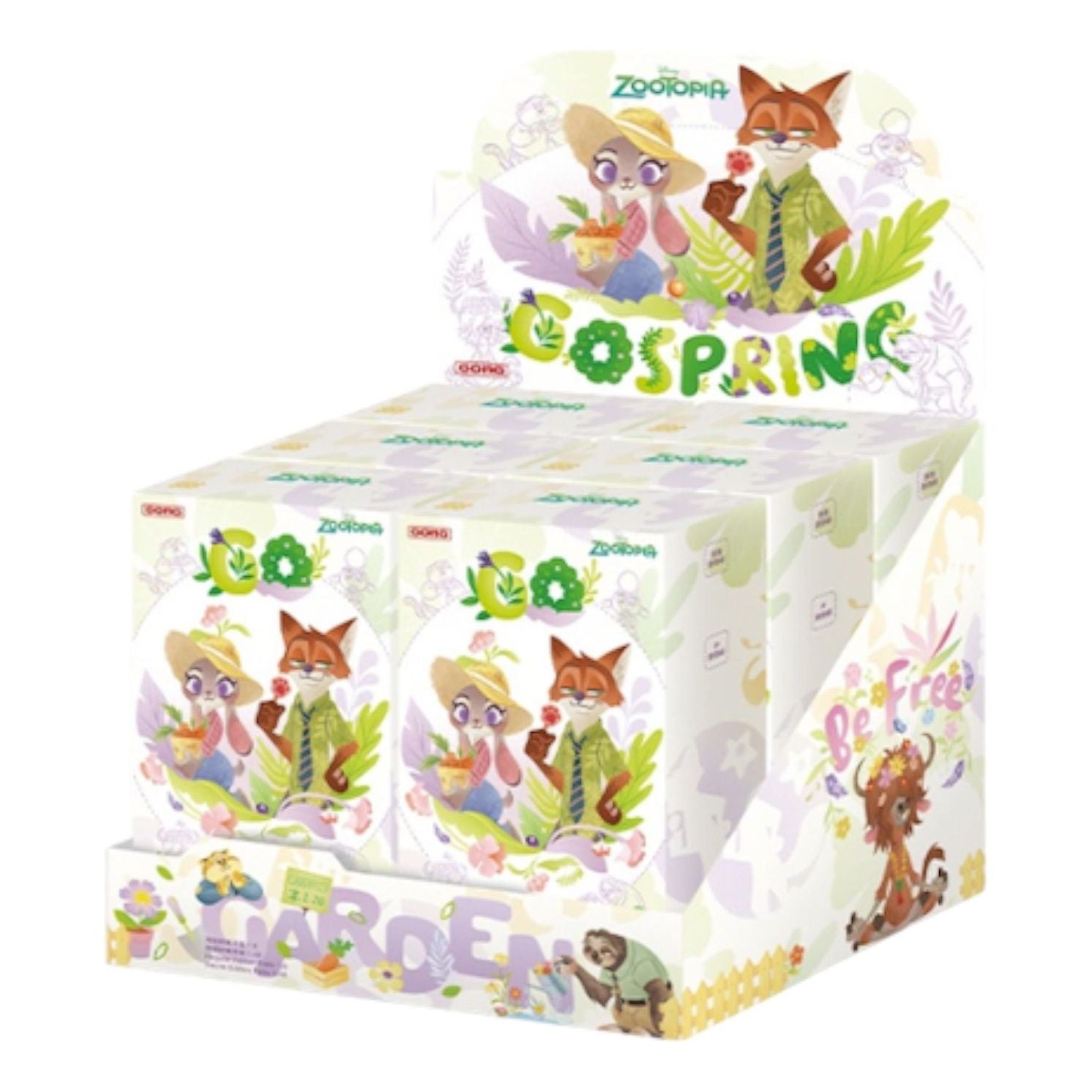 Pop Mart Nick, Judy, Lightning, Officer Benjamin Acrylic Music Keychain Sealed Box (6 Blind Boxes) PPMT-2405-2510-684802931