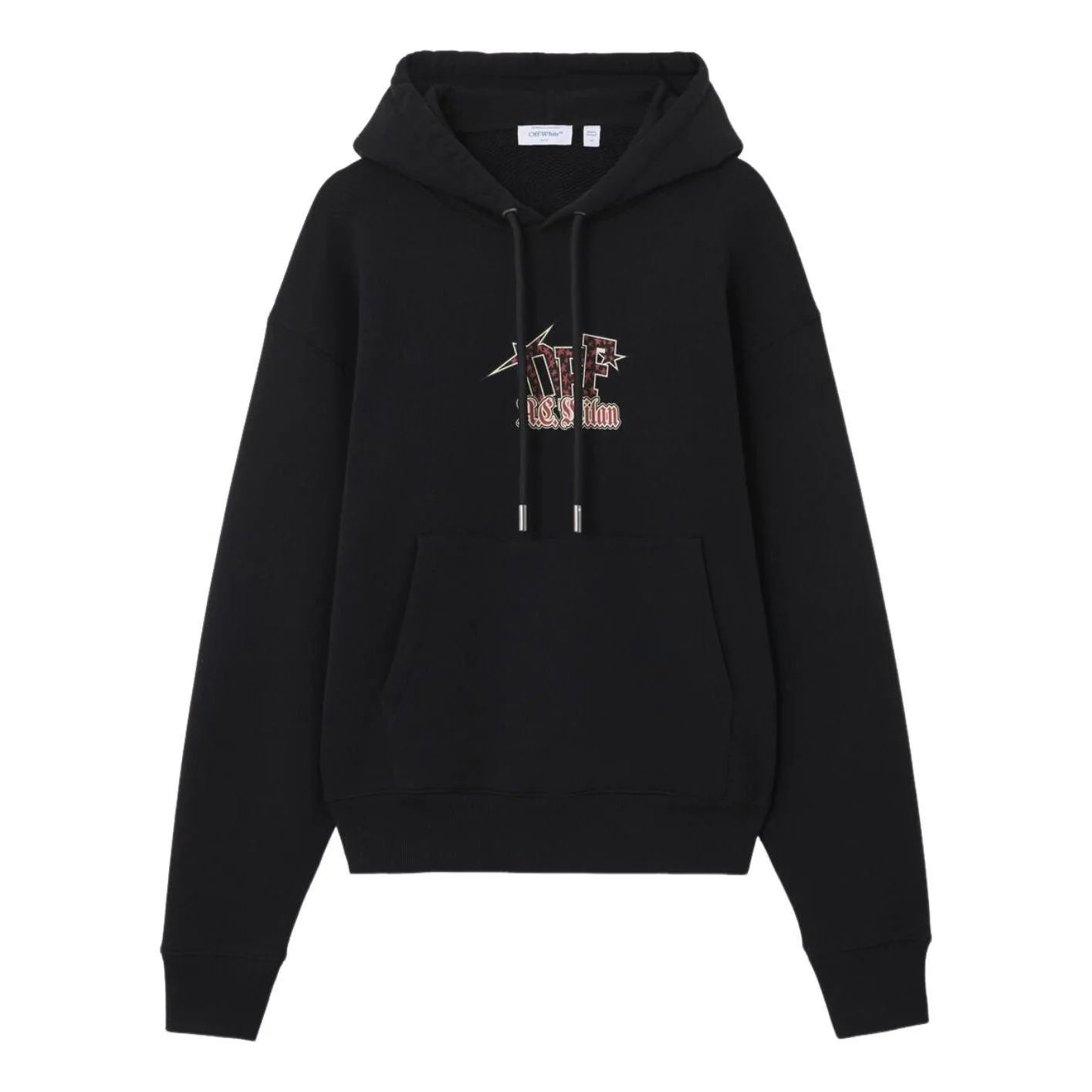 Off-White x c/o AC Milan Arrow Hoodie 'Black Red' 44MBB12NG25F001125