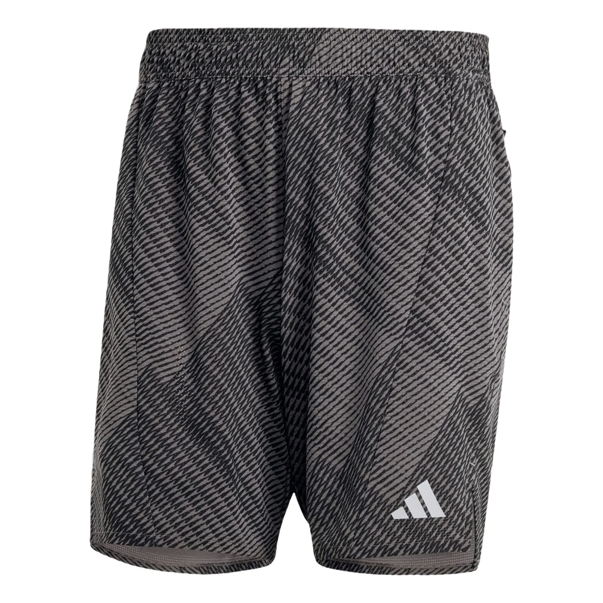 adidas Designed for Training HIIT Workout HEAT.RDY Print Shorts Asia Sizing 'Charcoal Black' IL7135