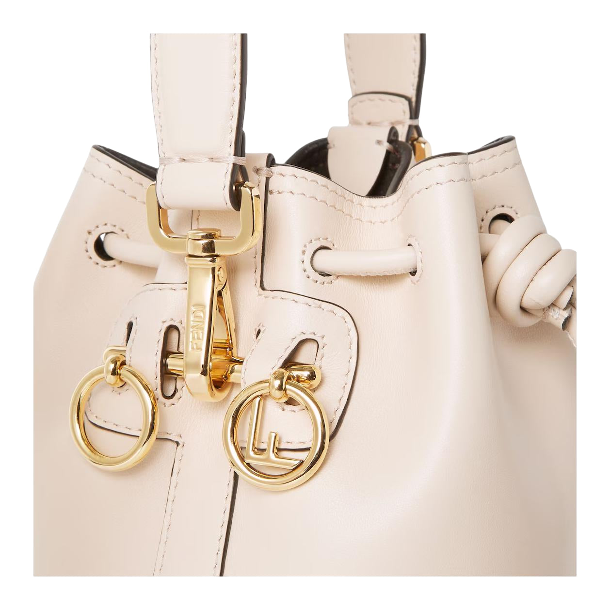 (WMNS) Fendi FW25 Mon Tresor Camelia Mini-Bag 'White' 8BS109AYJ1F0VWM - Image 5