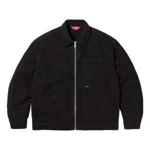 Supreme Moleskin Work Jacket 'Black' SUP-FW23-096