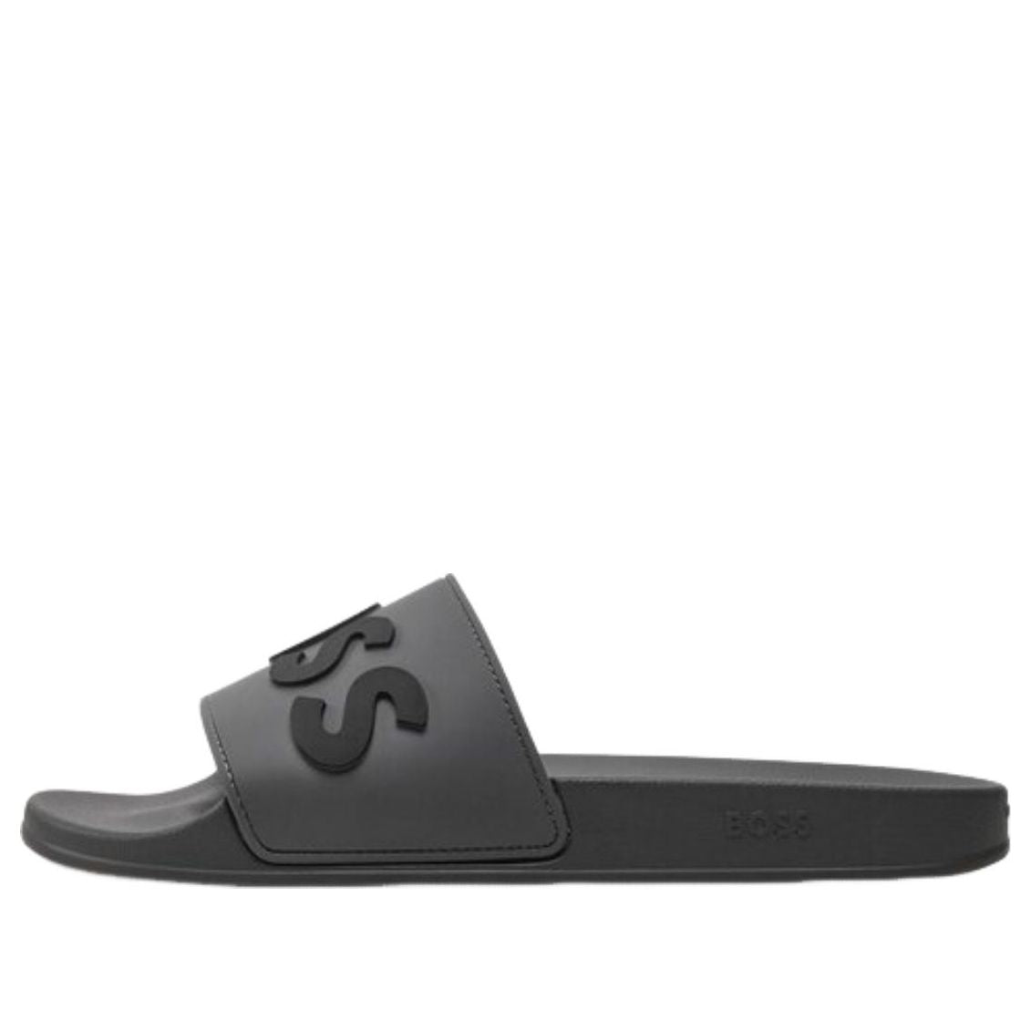 Hugo Boss Raised Italian Made Slides 'Grey' 50498241-021