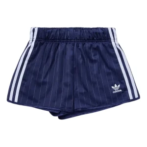 (WMNS) adidas Pinstripe Satin Shorts Asia Sizing 'Dark Blue' KC4235