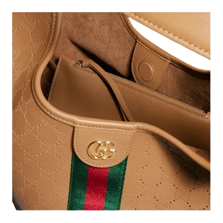 (WMNS) Gucci Giglio Large Tote Bag 'Dark Beige' 853971-AAG3K-9756 - Image 6