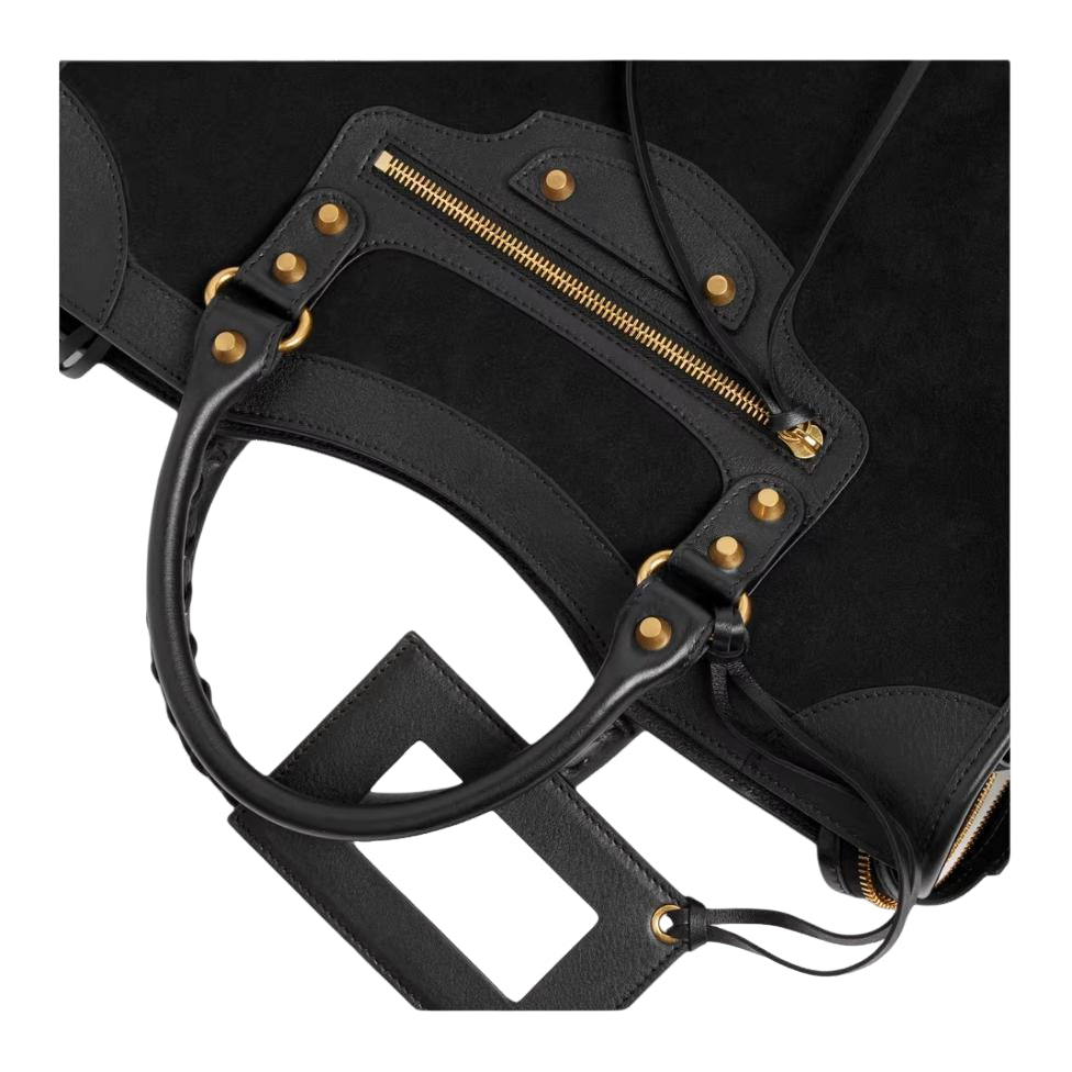 (WMNS) Balenciaga Le City Bag Medium 'Black' 8657602ACJ51000 - Image 6