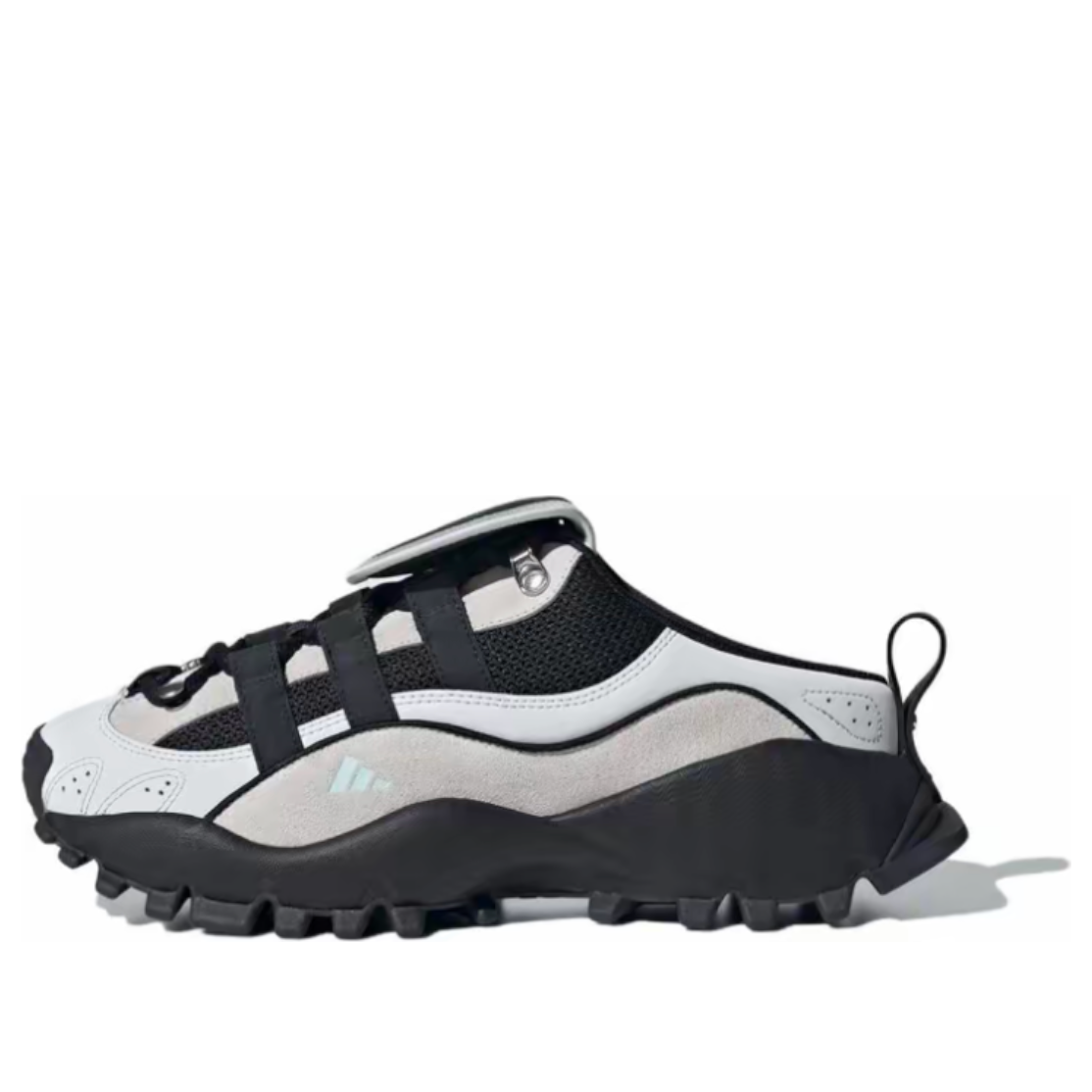 adidas Seeulater Mule Asia Sizing 'Black White' JR2457