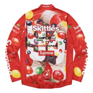 Supreme Skittles Castelli LS Cycling Jersey 'Red' SUP-FW21-325-RED