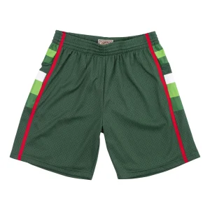 Mitchell & Ness NBA Milwaukee Bucks 1983/84 Swingman Shorts 'Green' 5289648