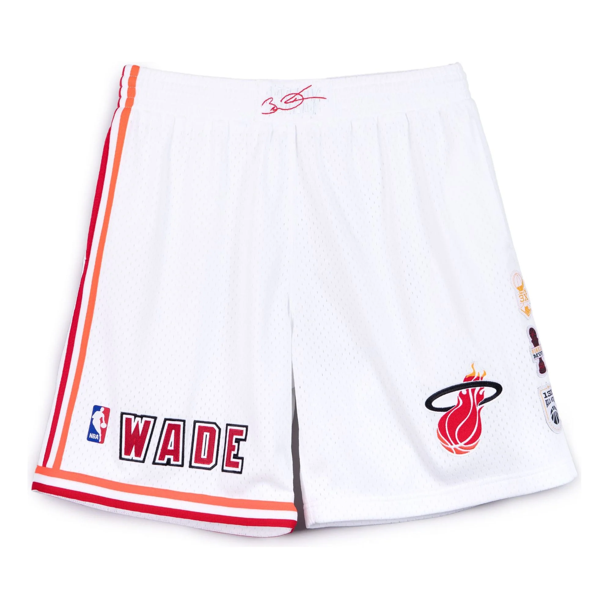 Mitchell & Ness NBA Miami Heat 2006/07 Swingman Shorts 'Dwyane Wade White' 201297641