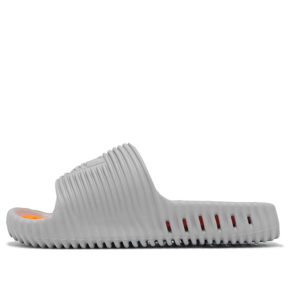 adidas Adilette 25 Slides Asia Sizing 'Grey Solar Orange' JH5518
