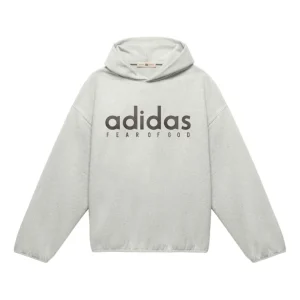adidas x FEAR OF GOD ATHLETICS Oversized Hoodie Asia Sizing 'Heather Grey' JZ7367