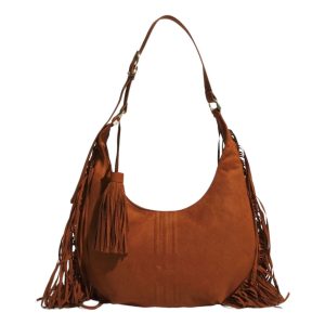 (WMNS) adidas NYR Makerphase Suede Tassels Bag 'Dusky Bronze' KS8259