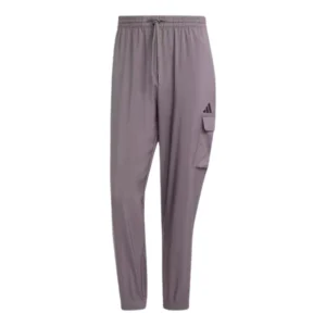 adidas Essentials Small Logo Cargo Pants Asia Sizing 'Purple' JD1822