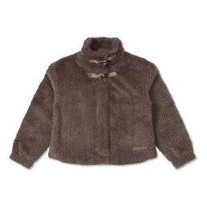 (WMNS) Converse YOTD Furry Jacket Asia Sizing 'Brown' 10026811-A02