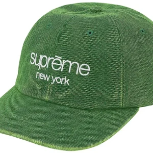 Supreme 2-Tone Canvas 6-Panel 'Green White' SUP-FW20-286