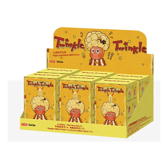 Pop Mart Twinkle Twinkle Be a Little Star  Plush Pendant Sealed Case (6 Blind Boxes) PPMT-2504-0015