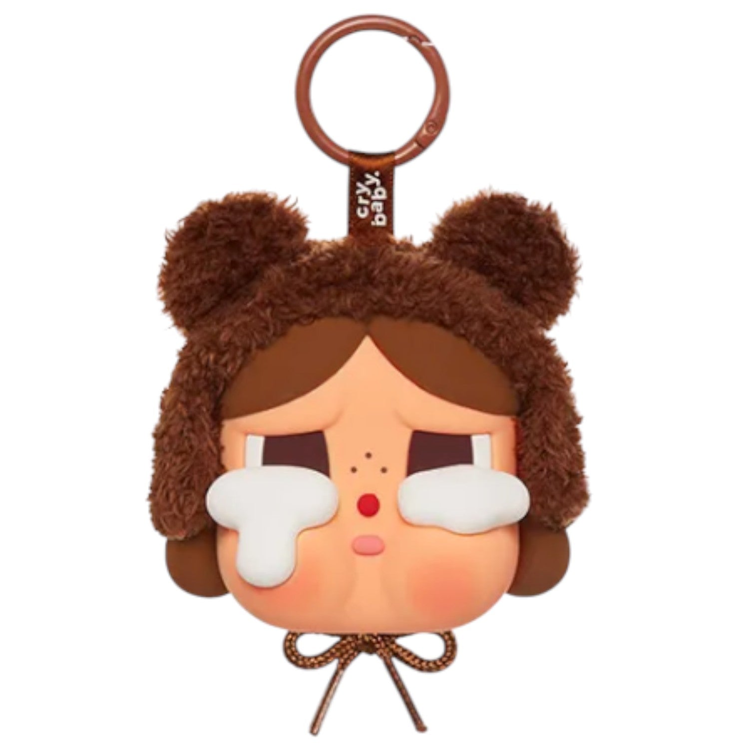 Pop Mart CryBaby Crying Again Vinyl Face Plush Earphone Case 'LOVE MAKES US CRY' PPMT-2409-0050-LMUC