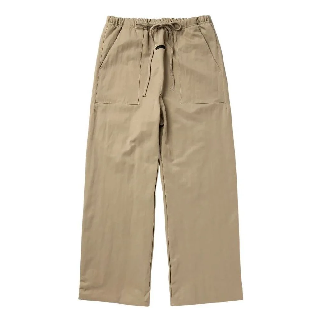 Fear of God Essentials SS25 Textured Nylon Utility Pants 'Dessert Sand' 130HO244807F