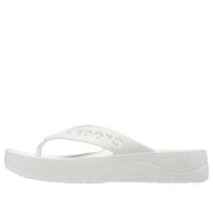 (WMNS) Crocs Baya Platform Flip-Flops 'White' 208395-100