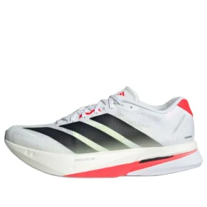 (WMNS) adidas AdiZero Boston 13 'White Black Lucid Red' JS4934