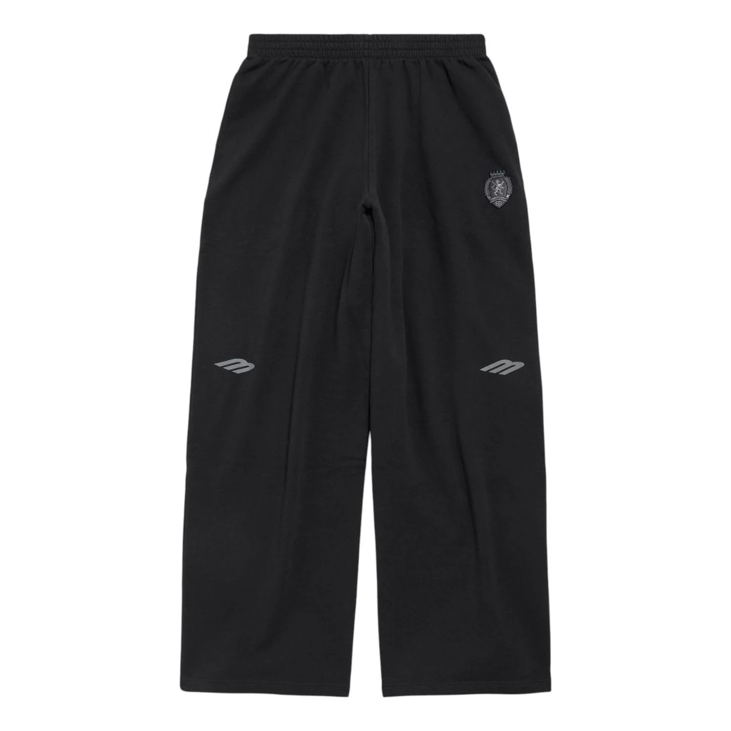 Balenciaga 3B Football Baggy Sweatpants 'Black Anthracite' 803266TTVQ81066