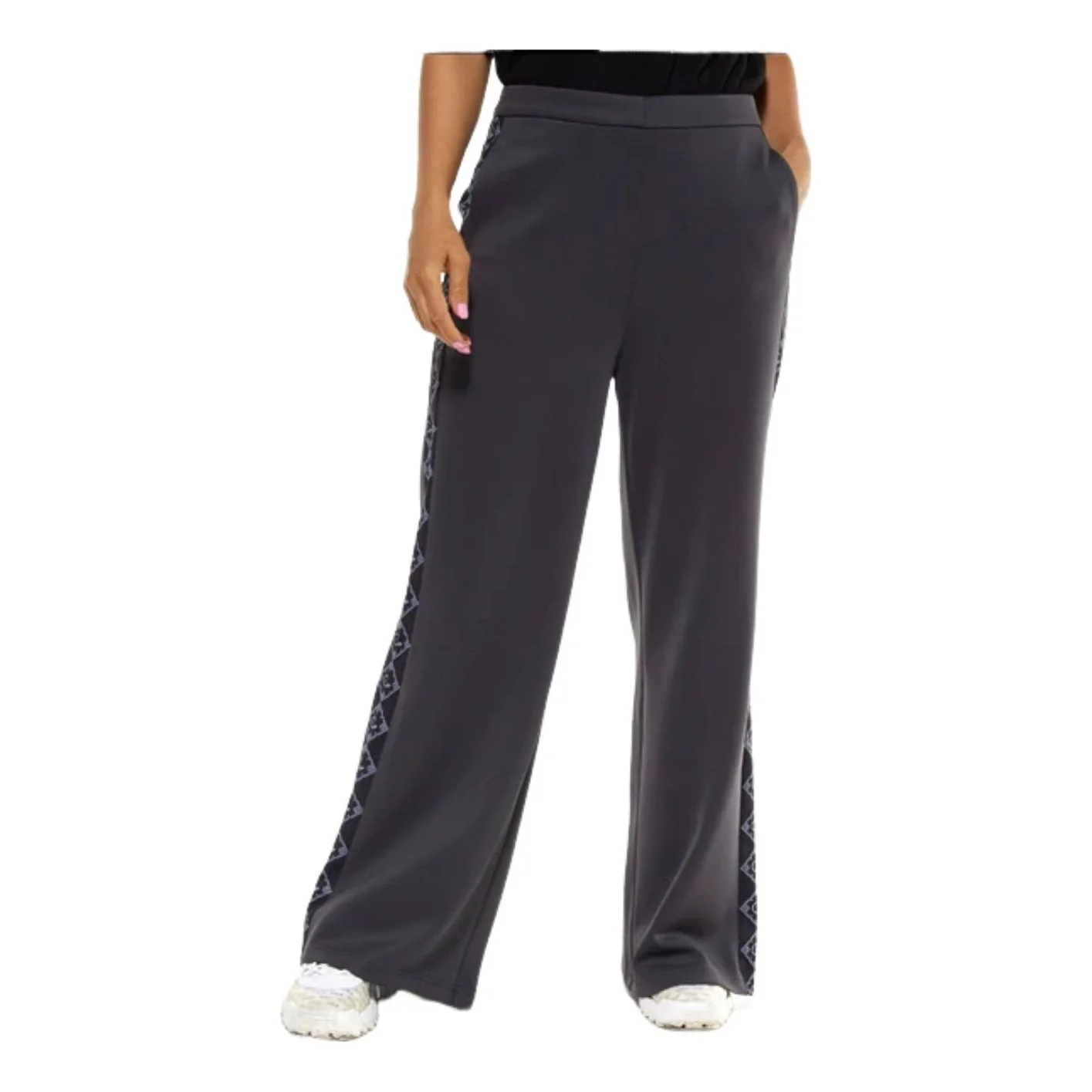 (WMNS) House of Cenmar High Waist Trousers 'Grey' HOC-GFP