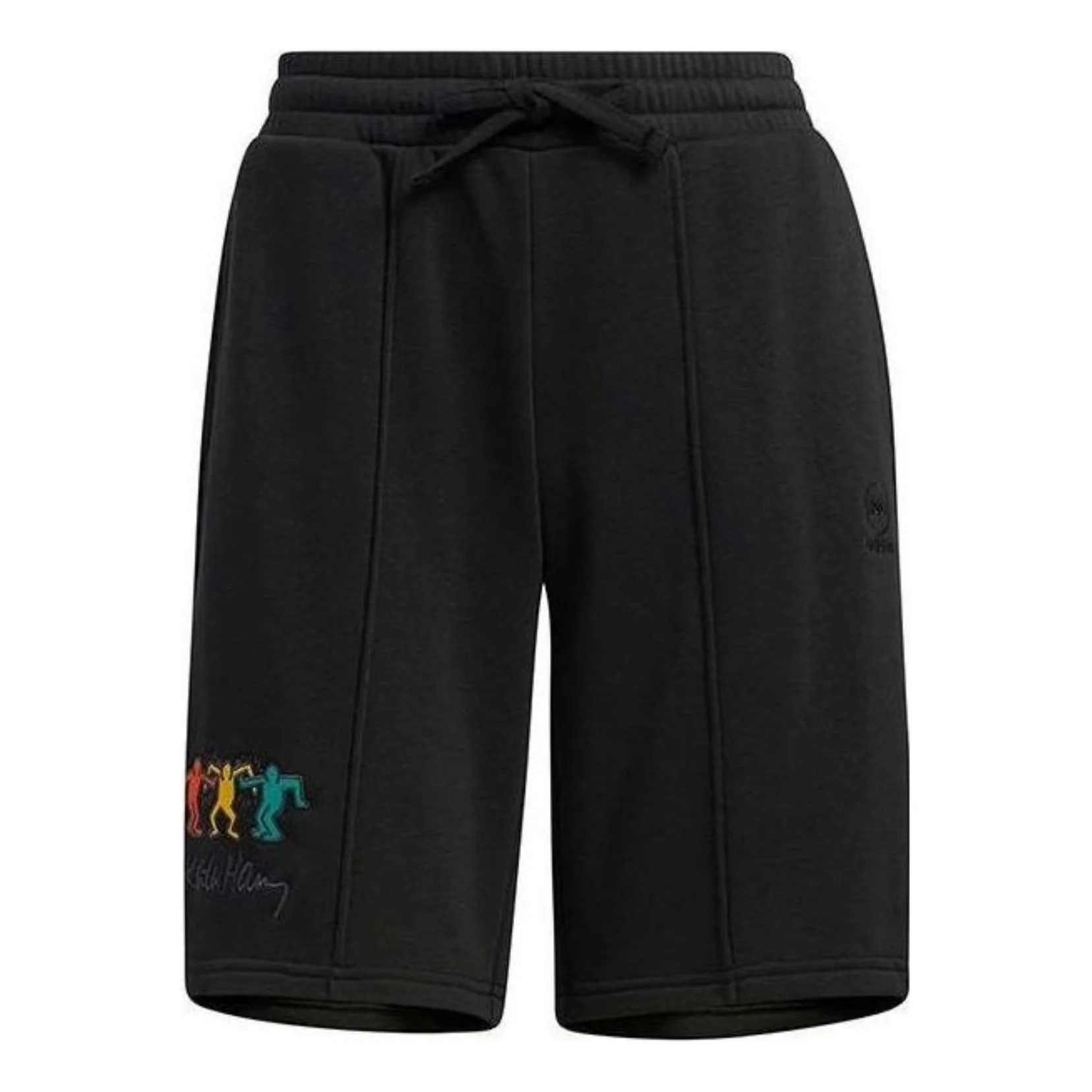 (WMNS) adidas Embroidered Letter Drawstring Shorts Asia Sizing 'Black' HS6830
