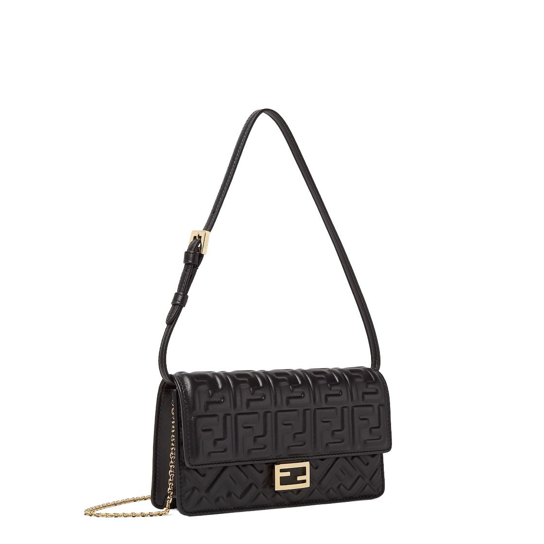(WMNS) Fendi SS26 Wallet On Chain Baguette 'Black' 8M0498AAJDF0KUR - Image 2