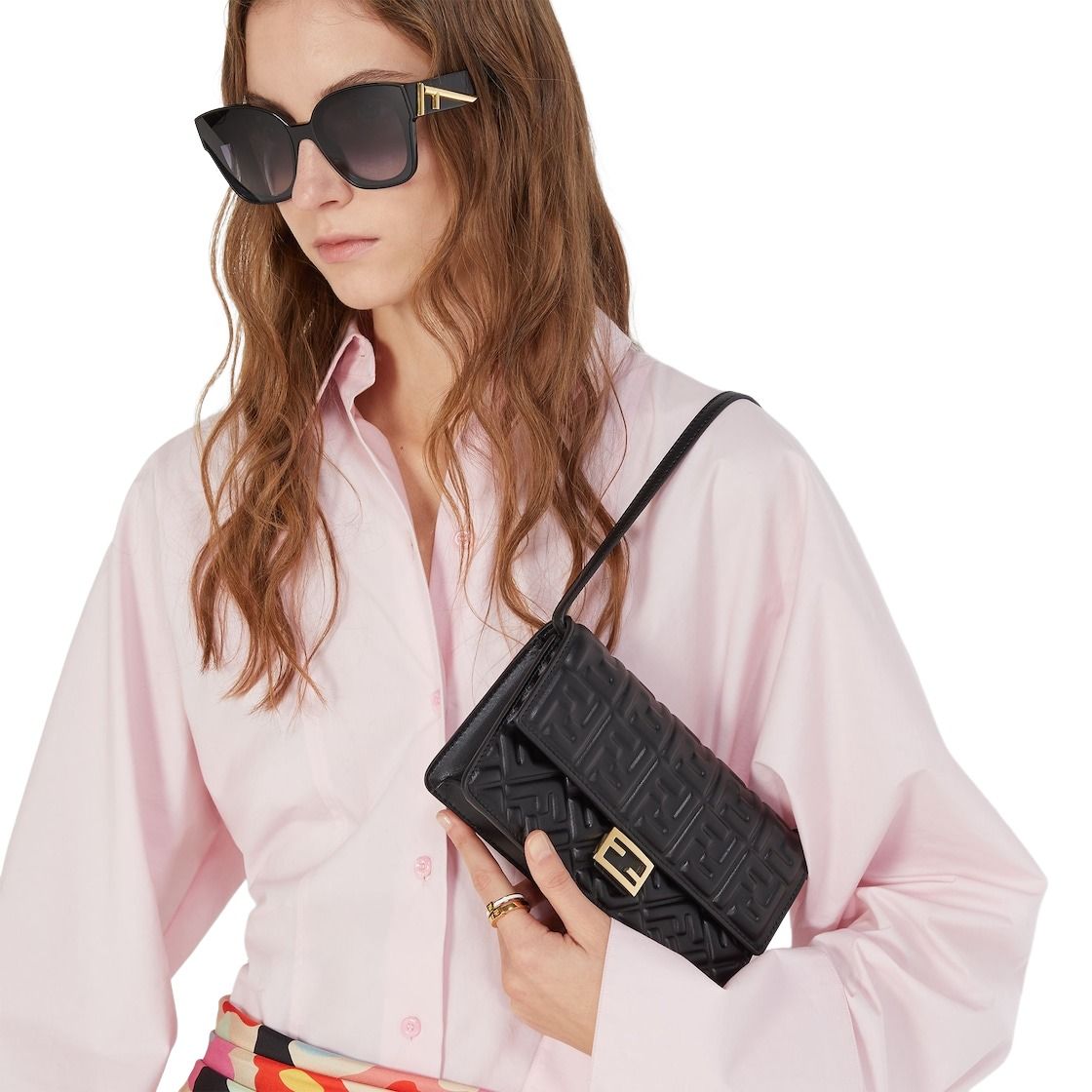 (WMNS) Fendi SS26 Wallet On Chain Baguette 'Black' 8M0498AAJDF0KUR - Image 5