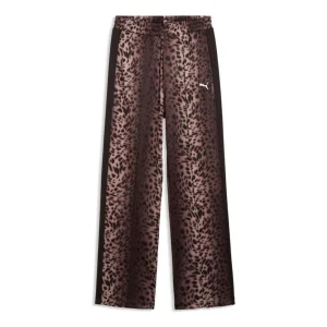 (WMNS) PUMA T7 Leo Luxe Track Pants 'PUMA Black' 634564-01